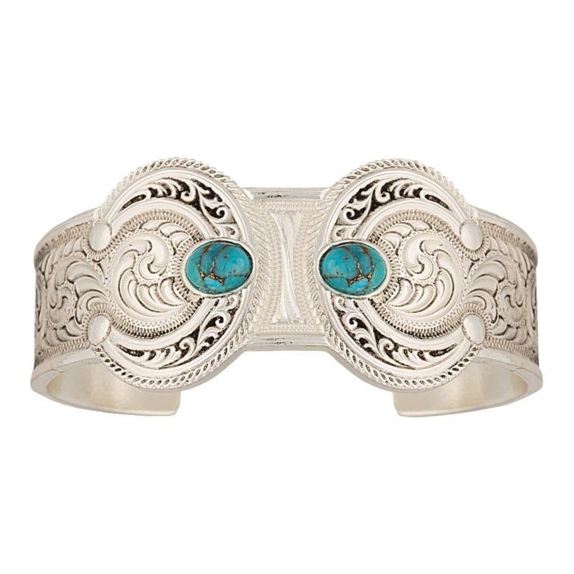 Montana Silversmith Mirro Squash Blossom Bracelet