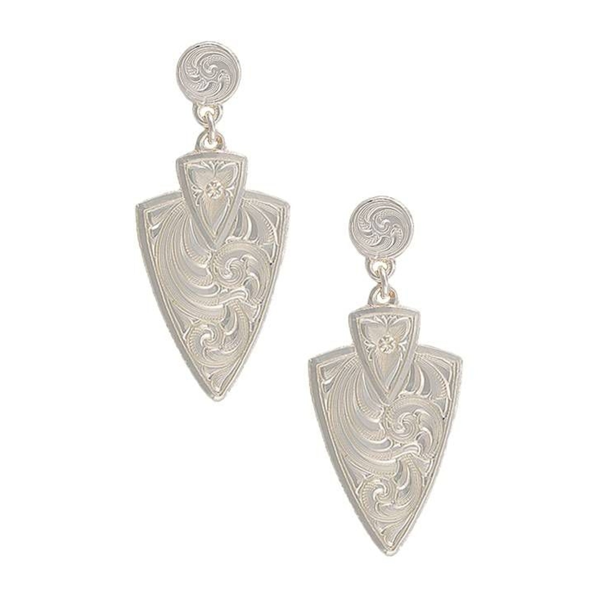 Montana Silver A Keen Pursuit Arrowhead Earrings