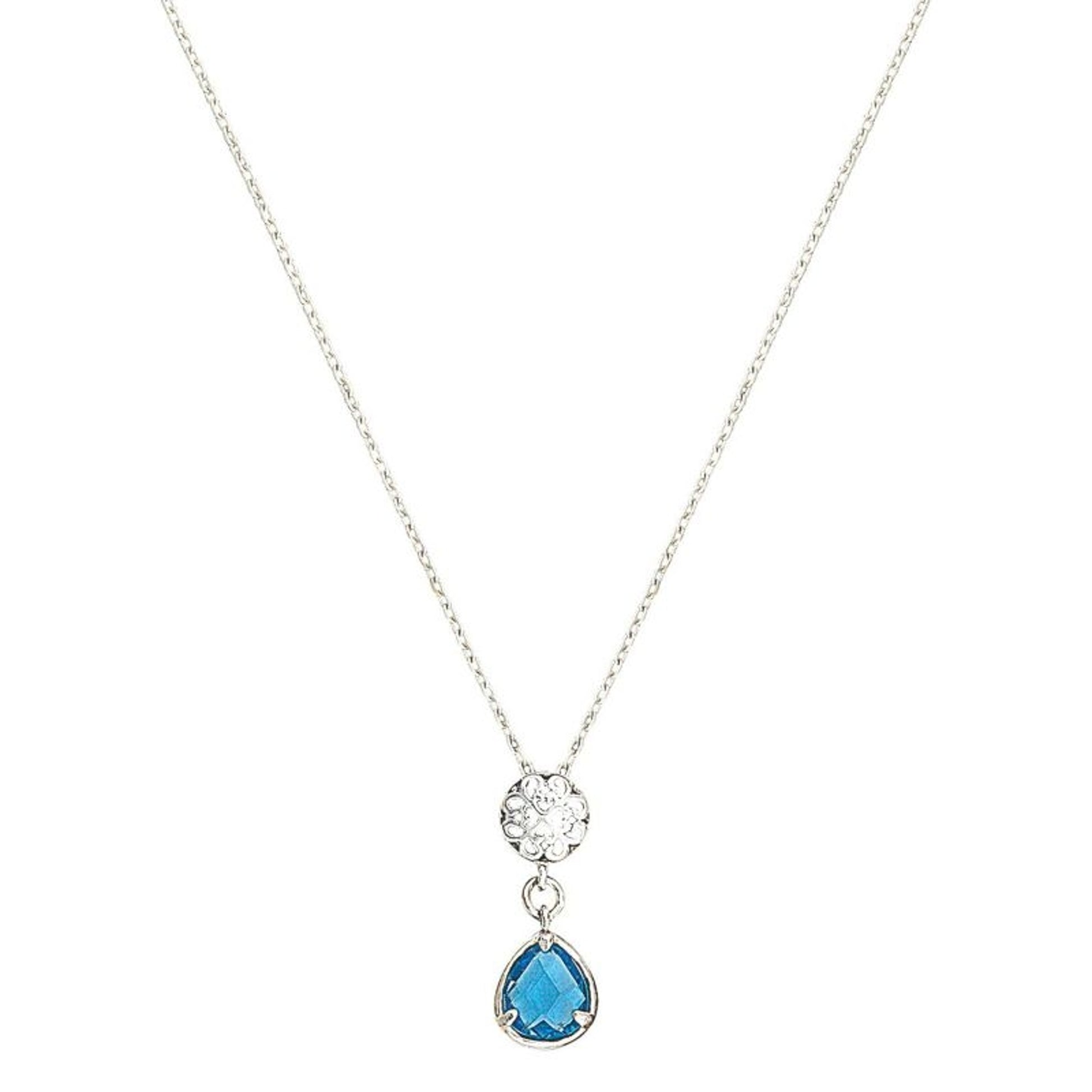 River Lights Lattice Raindrops Necklace 19