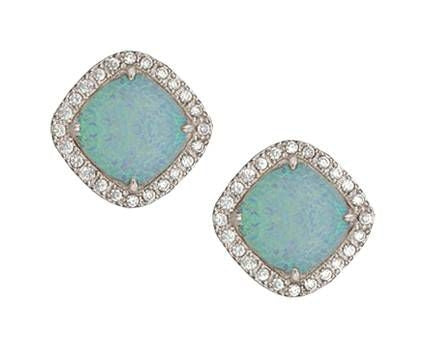 Montana River Lights Pools In Winter Post Earrings