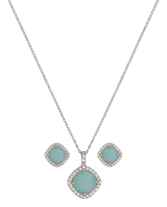 River Lights Pools In Winter Jewelry Set 19