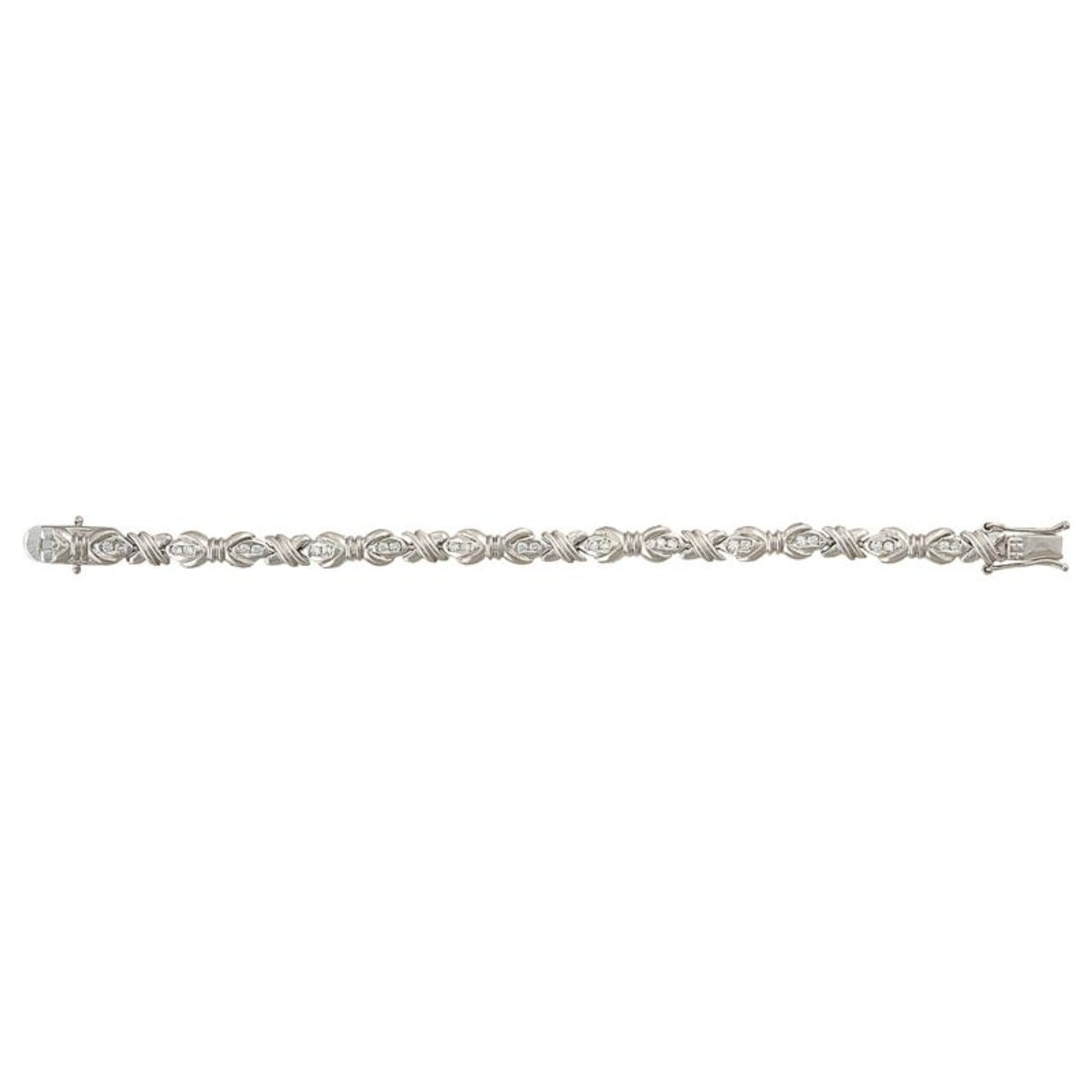 Montana Star Lights Barbed Wire Bows Link Bracelet