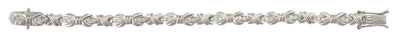 Montana Star Lights Barbed Wire Bows Link Bracelet