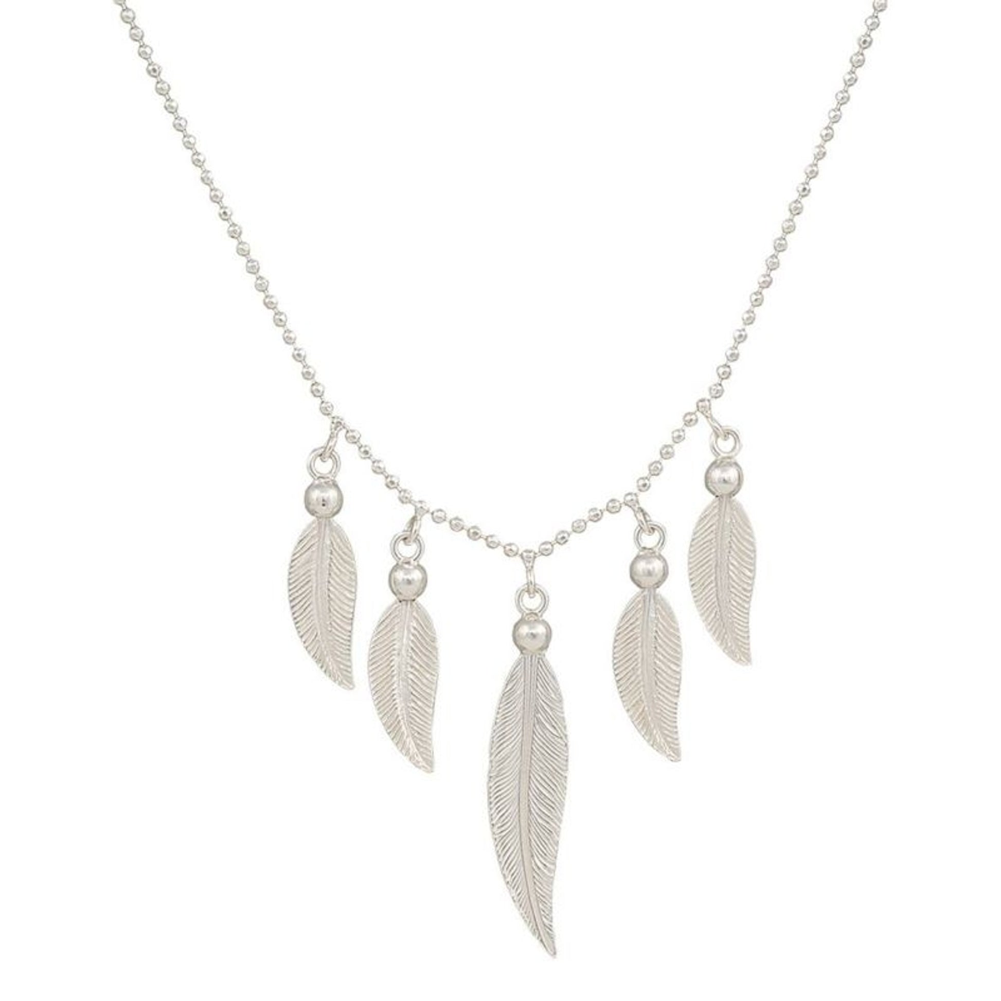 Montana Reverie Flight Feather Waterfall Necklace