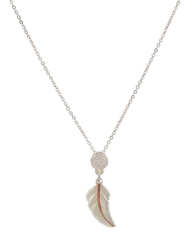 Montana No Dream Too Small Feather Necklace Copper