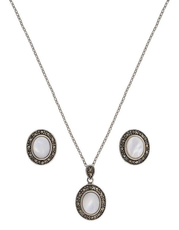 Montana Sparks Will Fly Noir Marcasite Jewelry Set