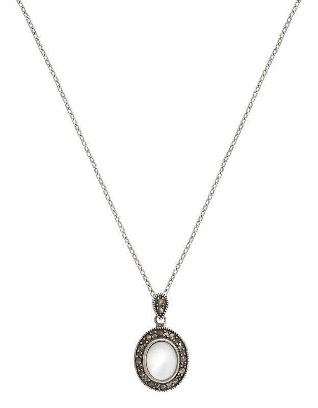 Montana Sparks Will Fly Noir Marcasite Necklace