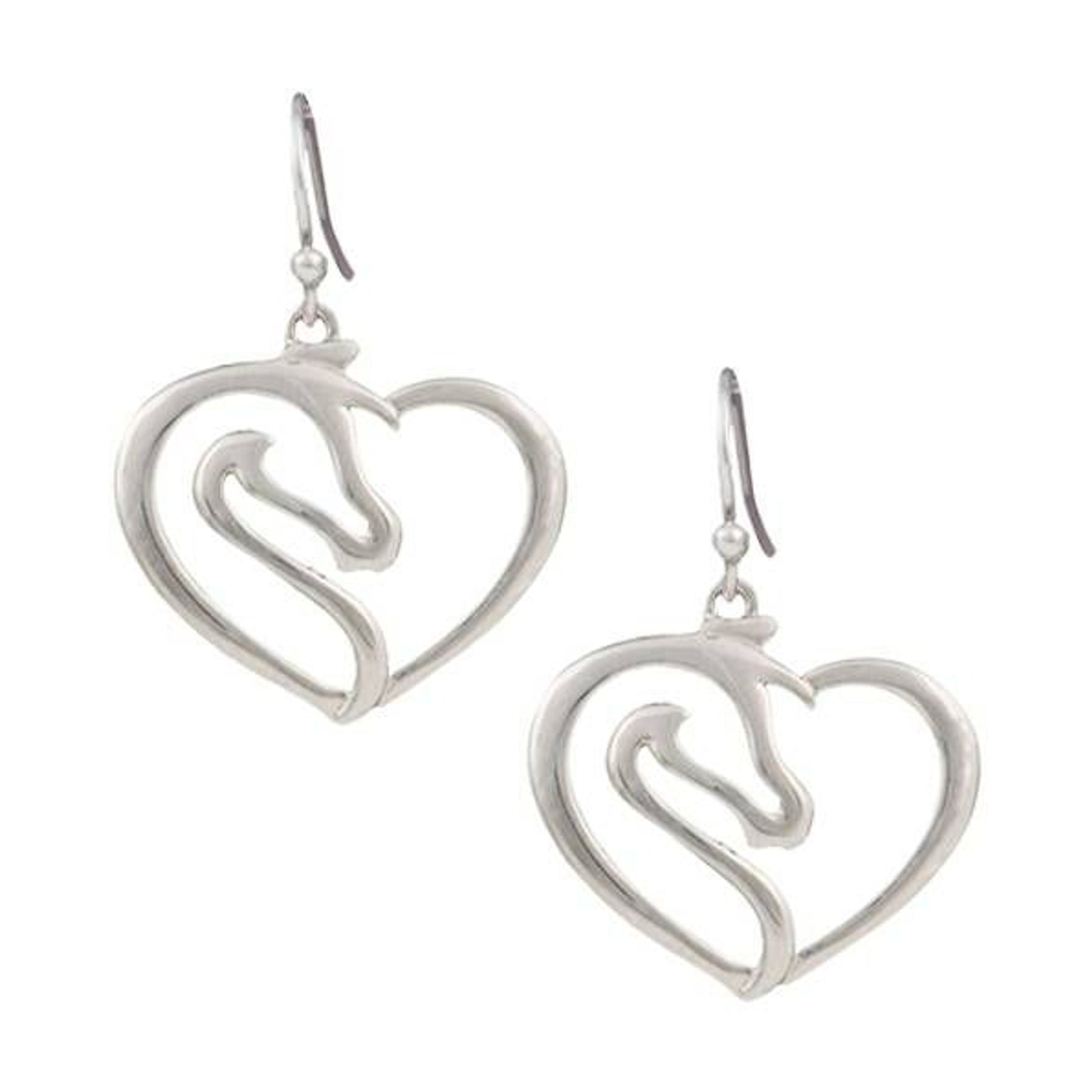 Montana Silver Equestrienne Heart Earrings