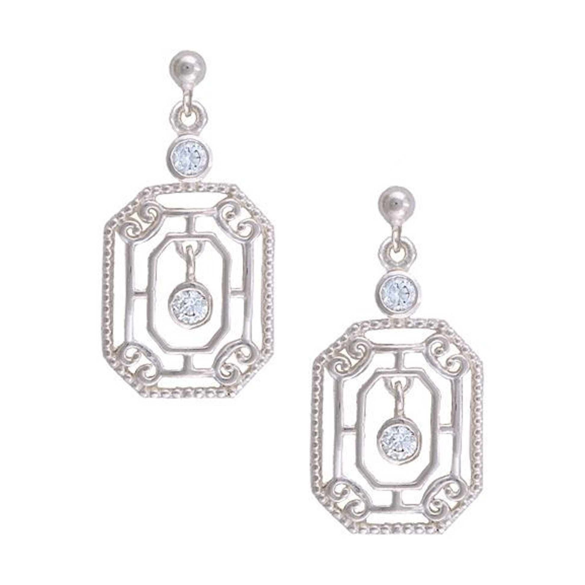Montana Silversmiths Petit Vintage Oriel Earrings