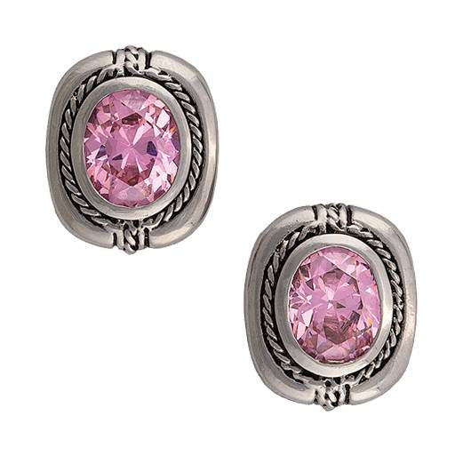 Montana Silver Cowgirl Class Earrings In Pink