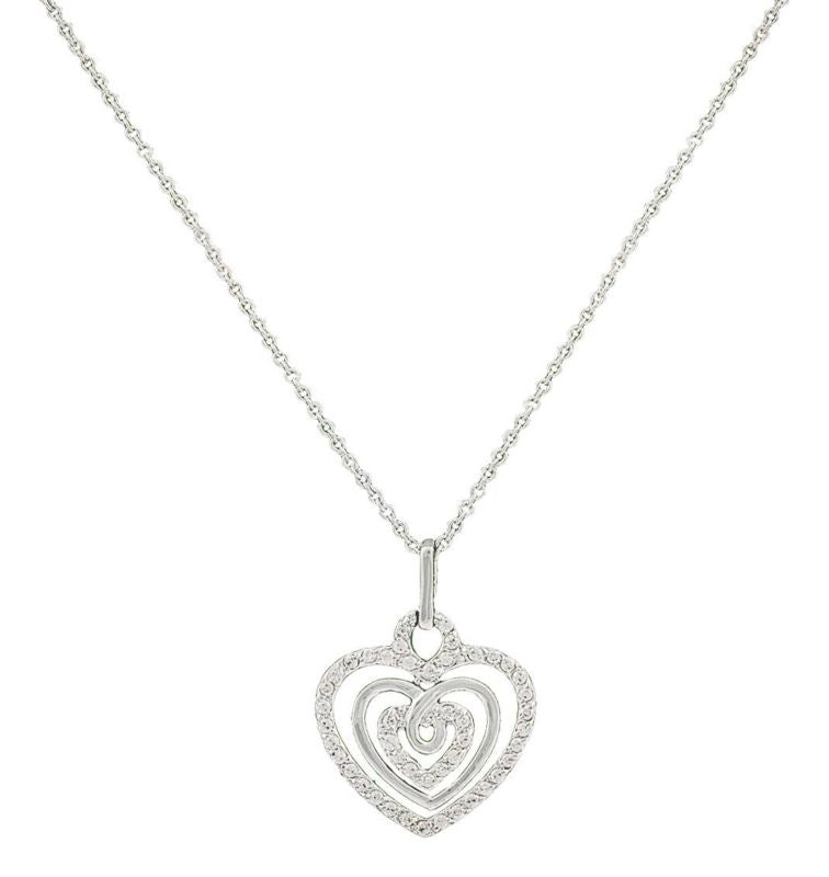 Montana Silver Triple The Love Heart Necklace
