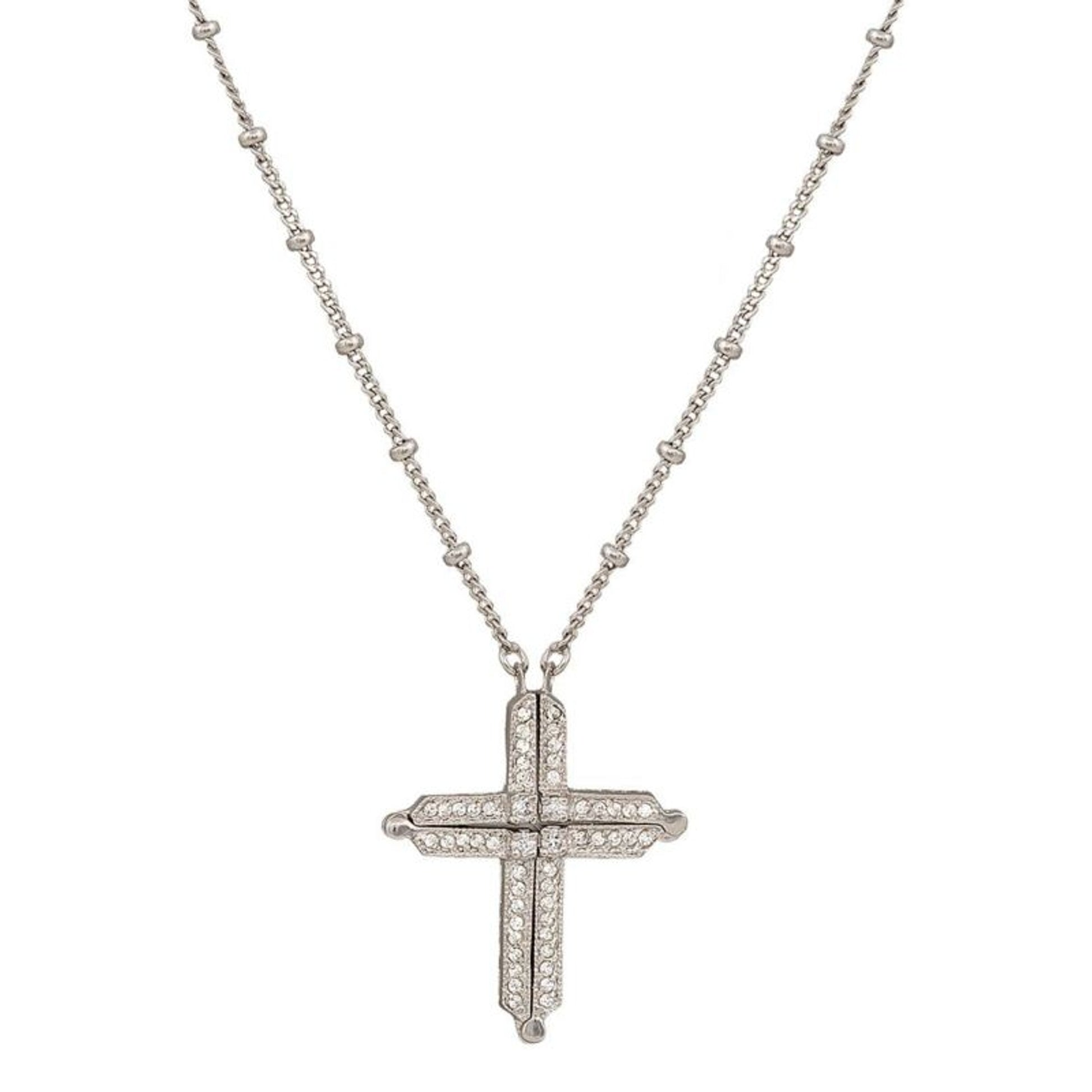 Montana Convertible Cross/Chevrons Necklace