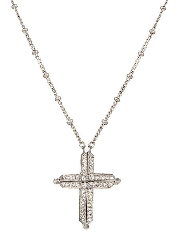 Montana Convertible Cross/Chevrons Necklace