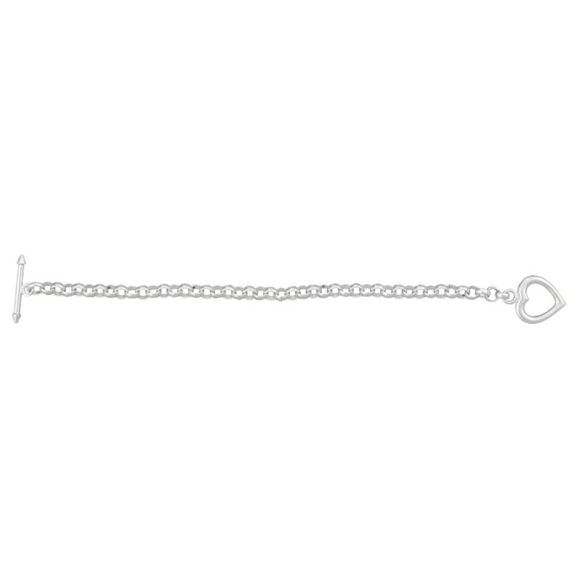 Montana Silver Heart Toggle Chain Bracelet