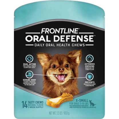 Frontline Oral Defense Daily Oral Health Chews - F