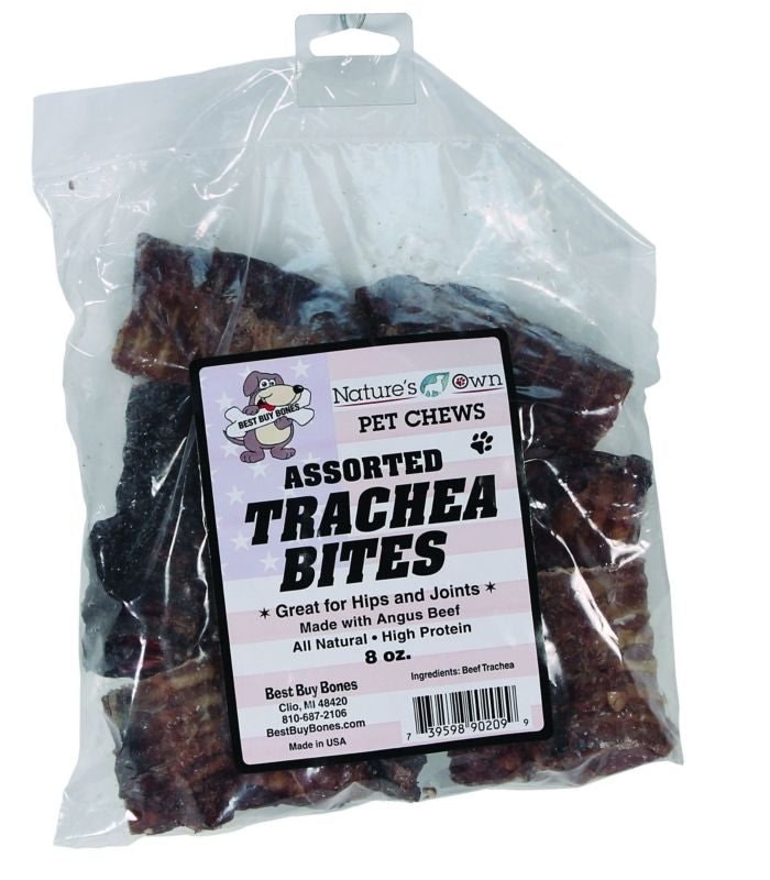Natures Own Pet Chews Assorted Trachea Bites 8oz