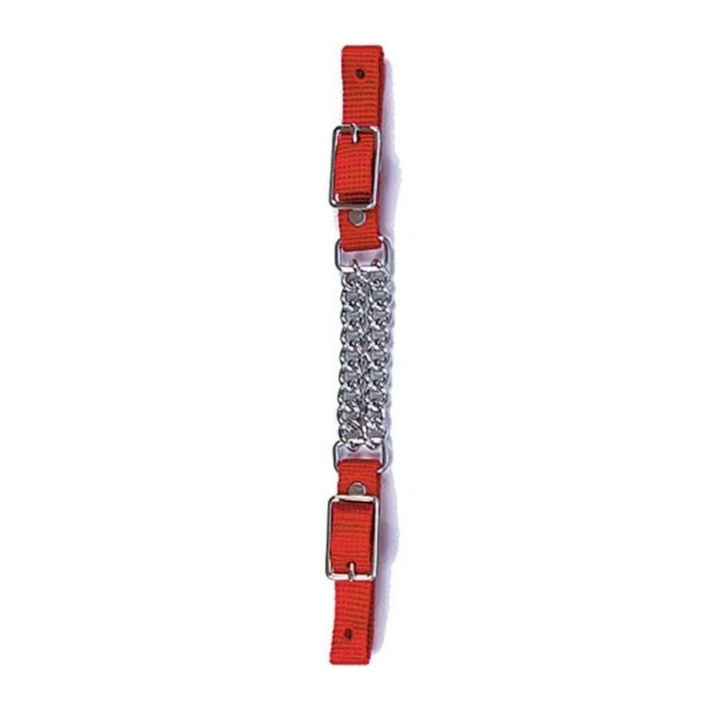 Fabtron Premium Nylon Double Chain Curb Strap Grn