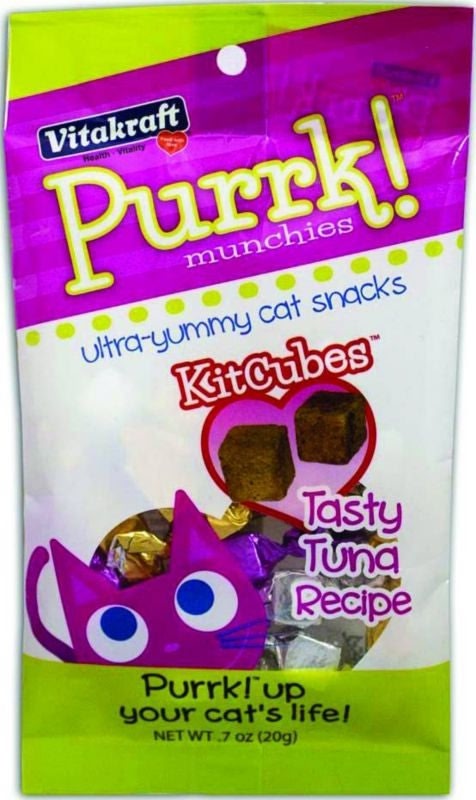 Vitakraft Purrk Munchies Kitcubes Cat Treat Tuna