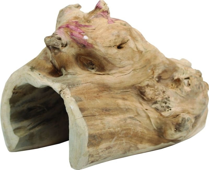 Java Wood Reptile Hideout Small Natural