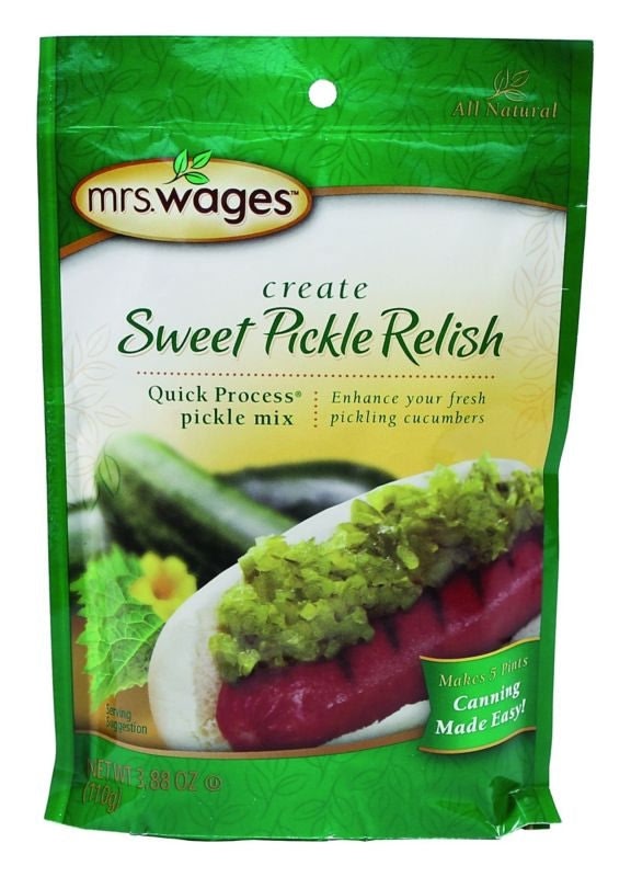 Mrs. Wages Quick Sweet Relish Pickle Mix 3.88oz