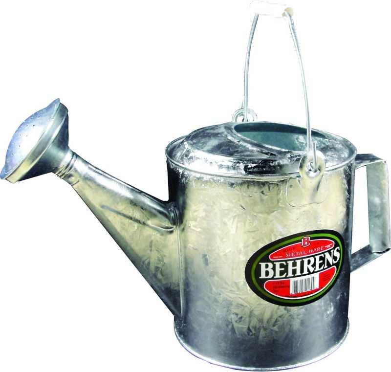Behrens Hot Dipped Watering Can 1.5Gallon Silver