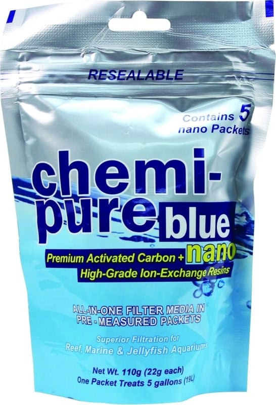 Chemi-Pure Blue Nano For Aquarium 5 Pack