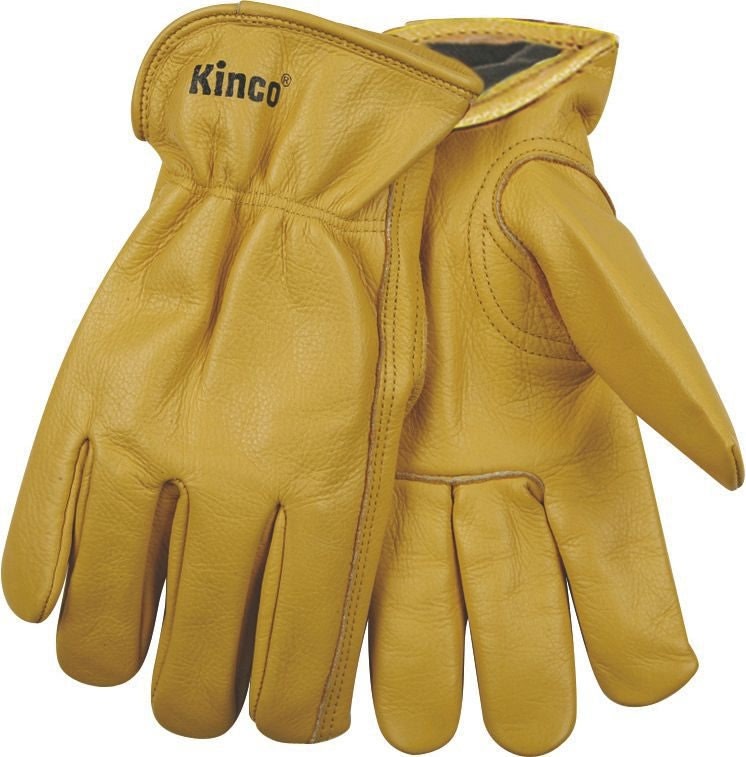 Kinco Lined Grain Cowhide Glove Large Tan