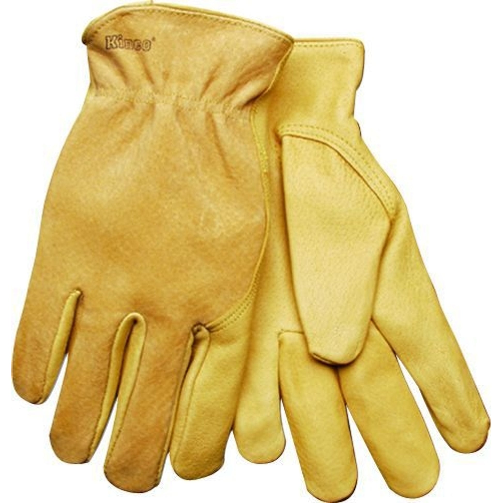 Kinco Unlined Grain Pigskin Driver Glove Large Tan
