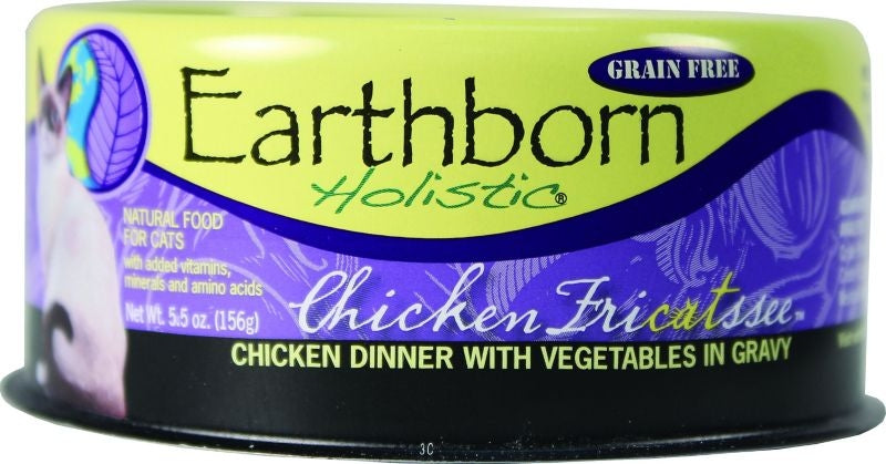 Earthborn Holistic Grain Free Cat Food 5.5oz Chk