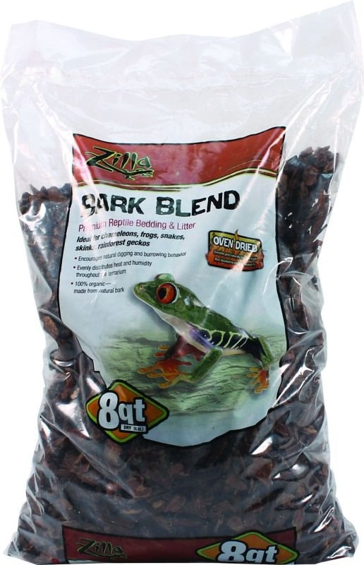 Zilla Bark Blend Reptile Bedding And Litter 8Qt Br