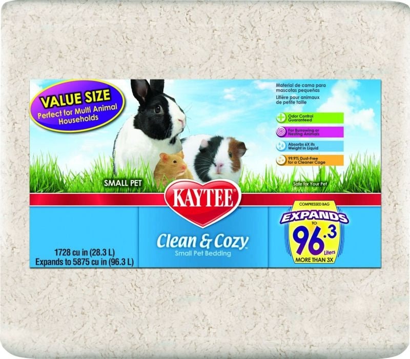 Kaytee Clean And Cozy Bedding 1728 Cu In White