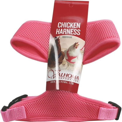 Mesh Chicken Harness Medium Hot Pink