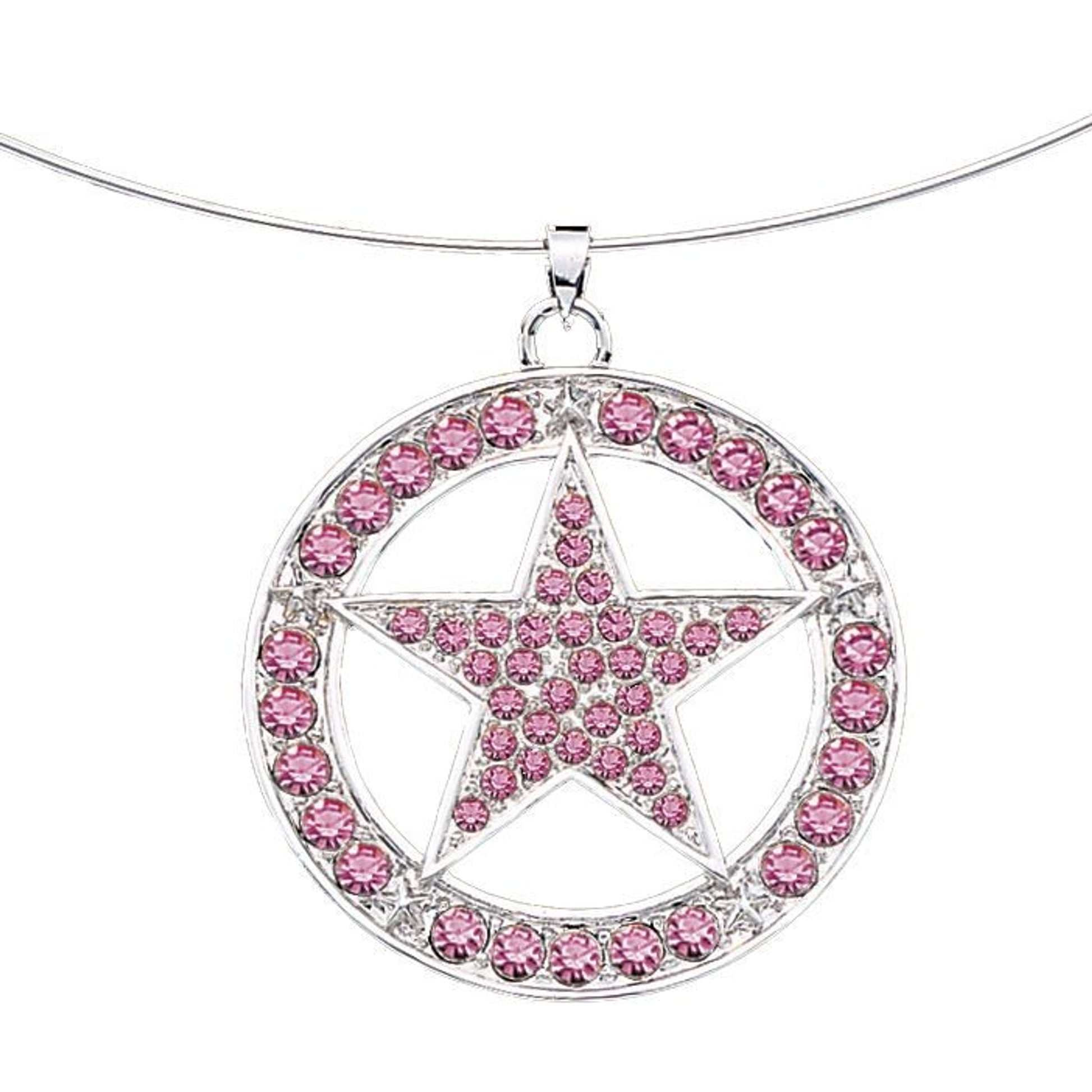 Montana Silversmiths Choker With StarBk/Wh