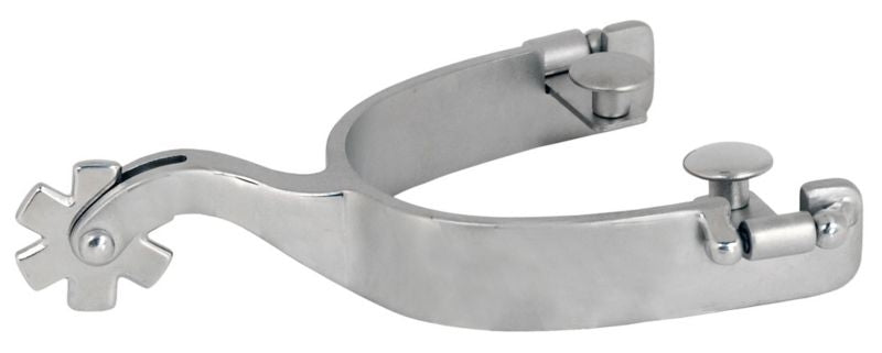 Metalab Curved Shank Spur 2 1/8 Shank 1 Band Brn