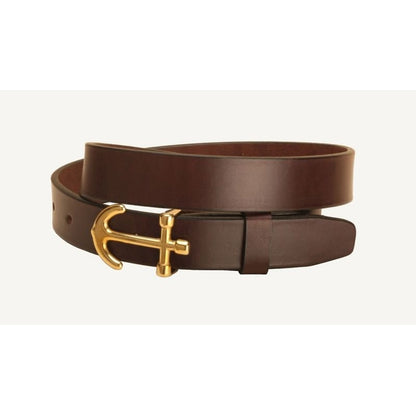 Tory Lthr Anchor Buckle Strap Lthr Belt 32 Blk