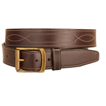 Tory Lthr Triple Stitched Pattern Lthr Belt 24 Hav