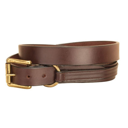 Tory Dee Keeper Leather Belt 24 Bk/Gry