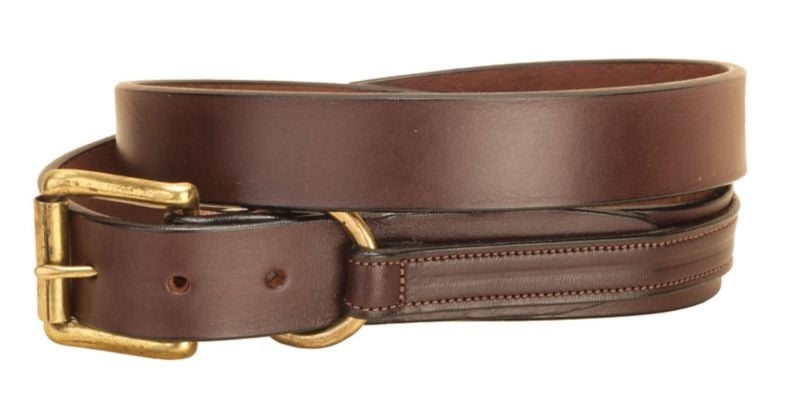 Tory Dee Keeper Leather Belt 24 Bk/Gry