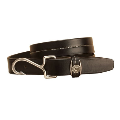 Tory Leather Fish Hook Buckle Leather Belt 28 Hav