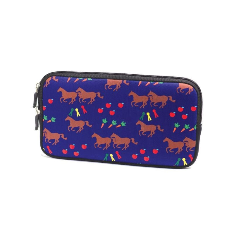 Tek Trek Neoprene Zipper Bag - Horses And Apples
