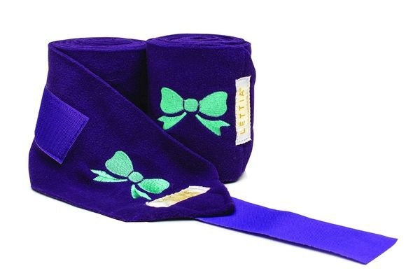 Lettia Embroidered Polo Wrap - Bows 9ft X 5 Brn