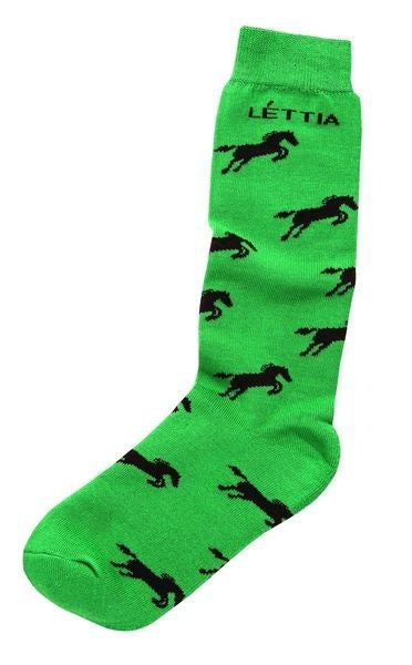 Lettia Adult Bamboo Boot Sock Seafoam