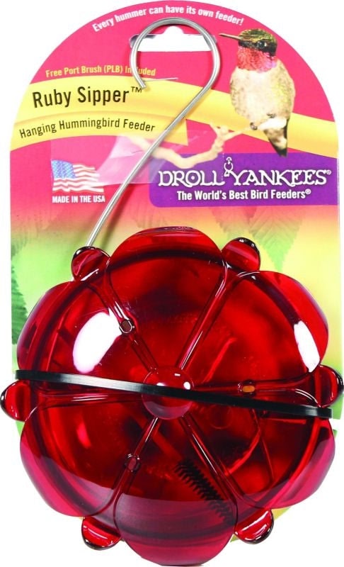 Ruby Sipper Window Hummingbird Feeder 5oz Red