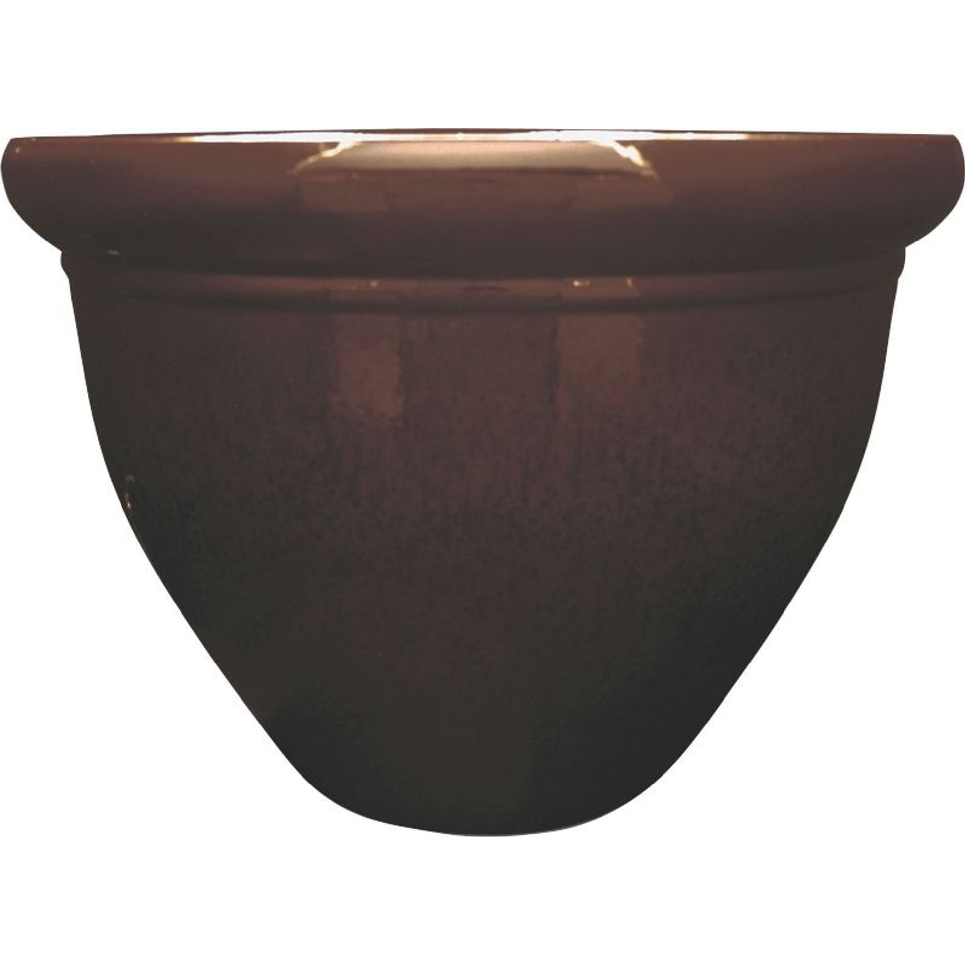 Pizzazz Pop Resin Pottery Planter 9in Analog Green