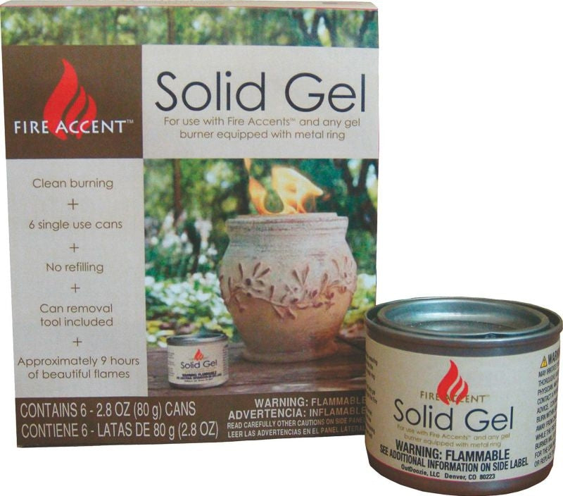 Outdoozie Fire Accent Solid Gel