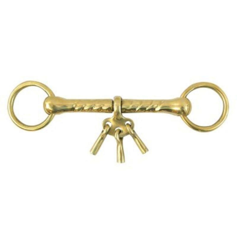 Loose Ring Mouthing Bit with Players 4.5 Solid Brass