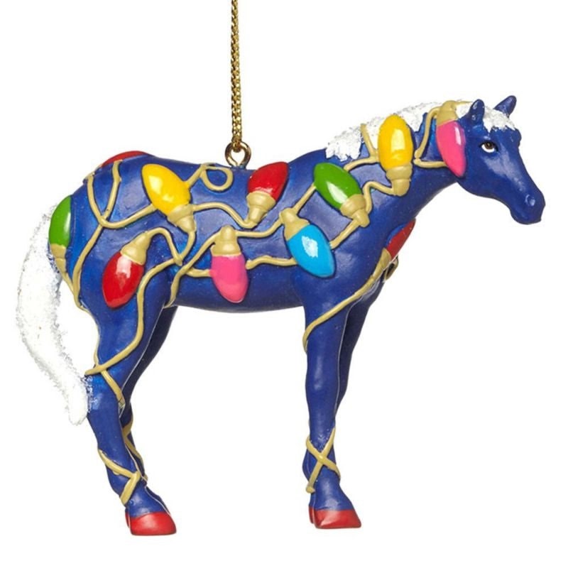 Painted Ponies Tangled Ornament 2.25