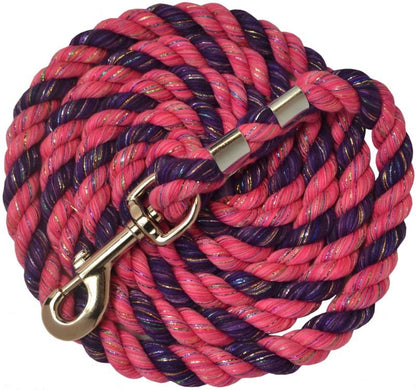 Perrifts Neon Colored Lead 6Ft Turquoise Pink
