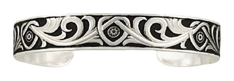 Montana LeatherCut Riveted Knot Cuff Bracelet