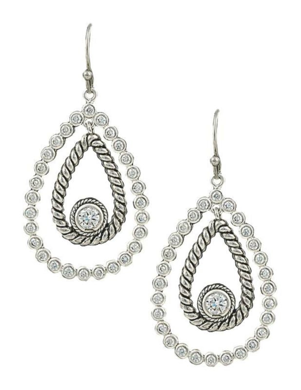 Montana Silver Hidden Treasure Raindrop Earrings